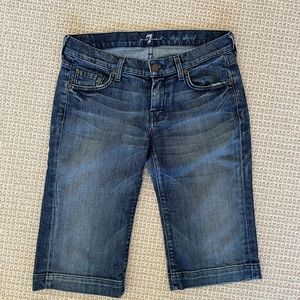7 for all mankind dojo shorts - size 28